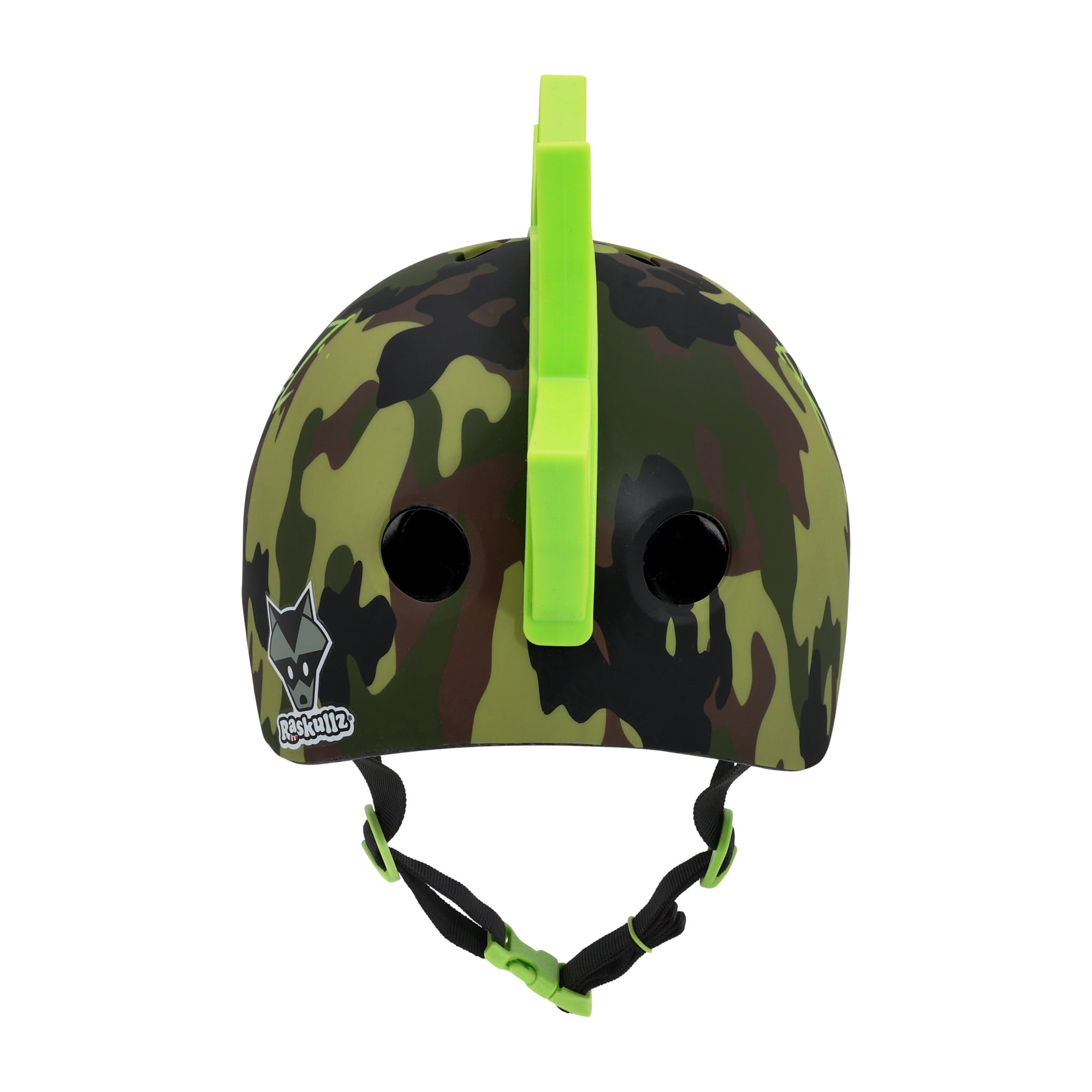 Raskullz LED Bolt Light Up Mohawk Child Helmet - Black/Red