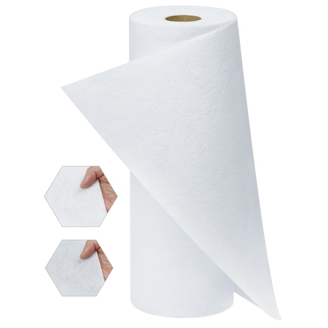 Entretela termoadhesiva de vellón PLANTIONAL 30 cm x 9,1 m, peso medio, blanca