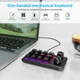 thumbnail image 4 of Graflsoa Clavier Bluetooth Ultramince Compact à 12 Touches avec Interrupteurs Rouges Interchangeables à Chaud, Doubles Boutons pour le Jeu et le Bureau, 4 of 6