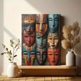 thumbnail image 6 of UXIEQU African Tribal Masks Canvas Wall Art 15.75x11.81 Inches, 6 of 8