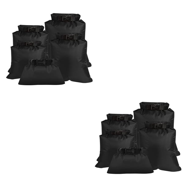 Bolsas secas impermeables Greeniant 5 piezas Negro
