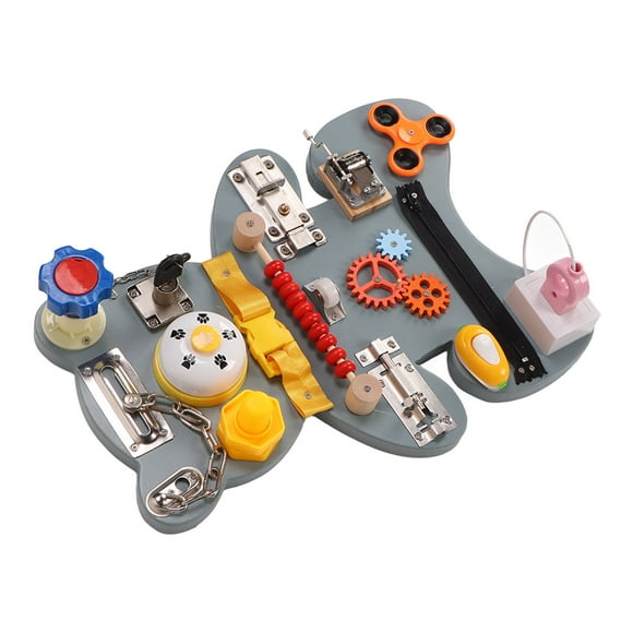 Sensory Board Toys, Locks Latches Educational Sensory Board Fine Motor Multipurpose For Early Learning