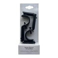 thumbnail image 6 of Better Homes & Gardens 2 Black 3/4-1" Adjustable Curtain Rod Brackets, 6 of 6