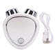 thumbnail image 1 of Máquina de estiramiento facial para reducir la hinchazón y eliminar arrugas, recargable por USB, rodillo de masaje de belleza facial con microcorriente, color blanco, 1 of 15