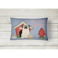 thumbnail image 2 of Carolines Treasures BB2771PW1216 Dog House Collection Mastiff White Canvas Fabric Decorative Pillow  12H x16W multicolor, 2 of 3
