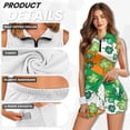 thumbnail image 5 of Uorisanigo Striped Four-Leaf Tennis Golf Dress for Women Quick Dry Comfortable Workout Active Athletic Dresses with Shorts Versatile for Tennis Hiking & Outdoor Sports, 5 of 7