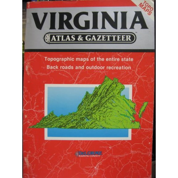 Pre-Owned Virginia (State Atlas & Gazetteer S.) Paperback