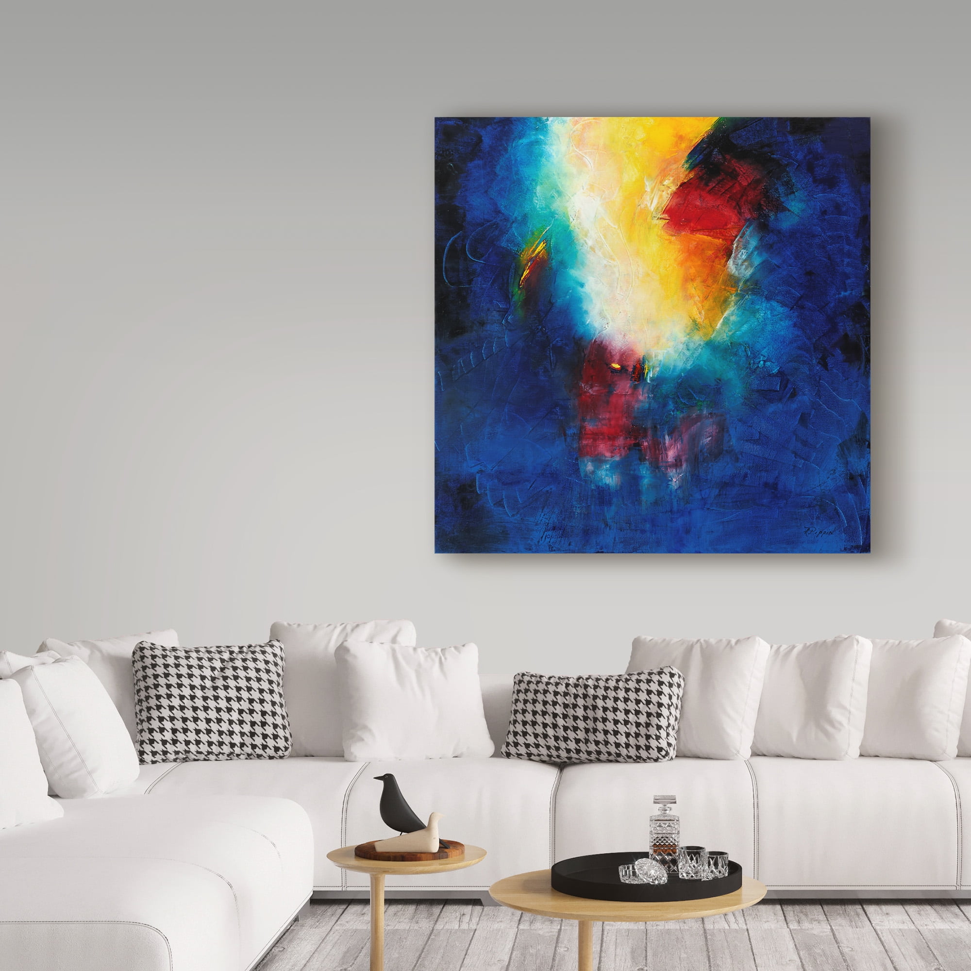 Trademark Fine Art 'Let There Be Love' Canvas Art by Aleta Pippin
