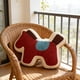 thumbnail image 3 of Almohadas de Vacaciones Almohadas de Lanzamiento Decorativas, Año Del Caballo Almohada de Peluche de Juguete 35cm Forma Única para Sofá Y Coche, Almohadas de Invierno Almohadas de Lanzamiento Decorati, 3 of 6