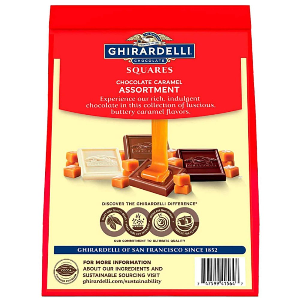 Ghirardelli Choc 8.6oz Chocolate Caramel Assortment Bag