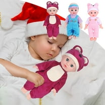 sdhkgrrt under $5 3Pcs RebornBabyDoll, 13 Inch Realistic RebornBabyDoll,Soft Body Removable Arms Legs Doll with Clothes,Interactive Talking Sleeping Doll forGirls,Educational Role PlayToyfor