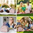 thumbnail image 6 of Insulated Lunch Bag Women, Reusable Seafood Crab Lobster Red Oilcloth Tablecloth Tote Lunch Box, Leakproof Cooler Lunch Bags for Work Office Travel Picnic, 6 of 6