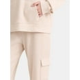 thumbnail image 3 of Time and Tru Women's Waffle Hoodie and Pants Set, 2-Piece, Size S-XXXL, 3 of 3