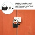 thumbnail image 3 of MasteelfCA 2Pcs Universal Security Alarm Lock Bike Alarm Lock Durable U Bike Lock (Black), 3 of 7