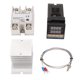 thumbnail image 2 of Juego De Termostato De Calentador, Kit De Control De Temperatura De Termopar Tipo K Disipador De Calor De Aluminio Sonda Para Incubadora Para La Industria Química, 2 of 7