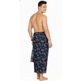 thumbnail image 2 of LA LEELA Men's Swimwear Beach Summer Pareo Long Sarong Wrap One Size Blue, Leaves Vacation Holiday Aloha, 2 of 5