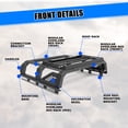 thumbnail image 3 of Modular Adjustable Overland Roll Bar,Universal Mid-Size Pickup Trucks,Front+Mid+Rear+Roof, 3 of 10