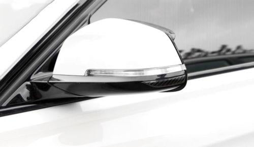 Rear View Mirror Guard Xotic Tech Carbon Fiber Rearview Mirror Anti Scratch Protector Trim Sticker for Honda Audi Mercedes Xotic Tech Direct 