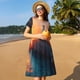 thumbnail image 4 of Disketp Lighthouse At Sunset Coast para Vestido de Manga Corta para Mujeres, Vestidos de Verano para Mujeres, Casual y Holgado para la Playa, 4 of 6