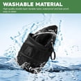 thumbnail image 5 of 3 Pack Car Trash Can With 100 Bags - Mini Pop-up Garbage Can, Collapsible Waterproof Waste Basket, Portable Rubbish Bin for Automotive (2 Gallon, Black), 5 of 7