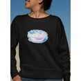 thumbnail image 2 of Manga Girl In Bathtub Sweatshirt Women -Image by Shutterstock, Female 4X-Large, 2 of 4