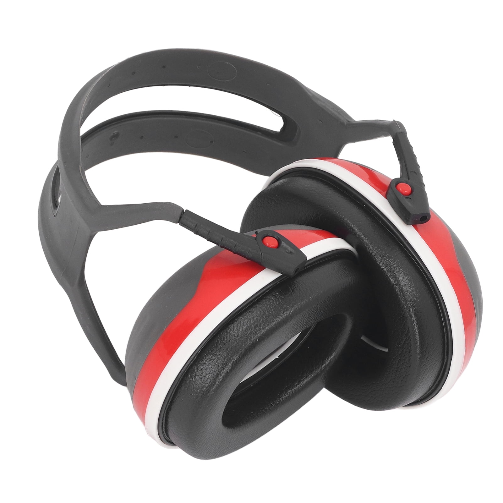 YAHHU Infant Earmuffs Noise Reduction Lightweight Adjustable Hearing Protection Headset for Sleep Studying Red, 7.87 inches / 20 cm
