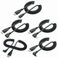 thumbnail image 2 of 50-200cm Adjustable HDMI-compatible 4K Coiled Cable Male to Male Adapter Cord for TV and Display Monitors 1.4 Version, 2 of 11