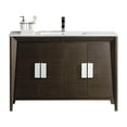 thumbnail image 2 of Fine Fixtures Imperial Collection 48" Single Bathroom Vanity Cabinet Set, Ebony wave, 2 of 7