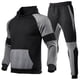 thumbnail image 1 of Traje deportivo de manga larga para hombre, bolsillos cómodos informales y sudadera con capucha de terciopelo Pompotops  oipoqjl29477, 1 of 3