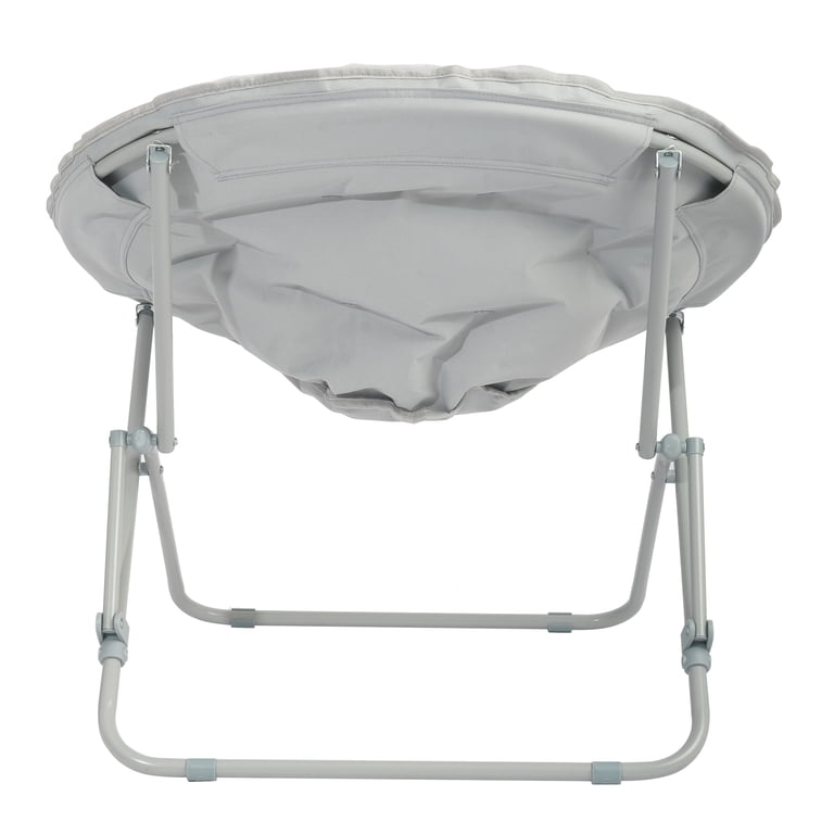 Mainstays Saucer Chair for Kids and Teens, Silver - Walmart.com