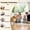 Yellow oak, variant on DELAMU 10ft Self-Adhesive Floor Cord Cover, 1.2''W Cord Hider
