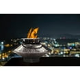 thumbnail image 3 of Anywhere Fireplace 90237 2 in 1 Saturn Fireplace Lantern, Silver, 3 of 4