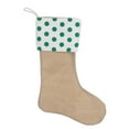 thumbnail image 2 of Christmas Stockings, Linen Burlap Christmas Stockings 17.71 Inch Large Plush Stockings, Xmas Gift Holders Holiday Decorations, 2 of 7