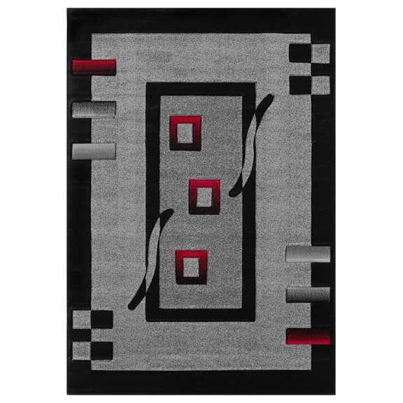 Premium 3D 5X8 5x7 Rug 1347 Grey