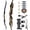 62"-30 lb-SQ, variant on Clianle 62" Recurve Bow Set for Beginners, Teenagers, and Adults, Wooden Takedown Recurve Bow Package for Outdoor Hunting, Shooting Practice, or Competitive Shooting,40 Lbs
