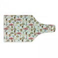 thumbnail image 1 of Circus Cutting Board, Circus Bear Monkey Animals Merry Go Round Magic Classic Celebration Print, Decorative Tempered Glass Cutting and Serving Board, Wine Bottle Shape, Multicolor, by Ambesonne, 1 of 1