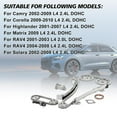 thumbnail image 3 of PANGOLIN Engine Timing Chain Kit with Oil Pump Fit for 2001-2011 Toyota Camry Corolla Matrix RAV4 Solara, 2010-2012 Lexus HS250h, 2005-2010 Scion tC xB Timing Belt Kit Engine Replace Part, 3 of 7