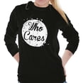 thumbnail image 4 of Who Cares Pretty Inspiring Sarcastic Women's Long Sleeve T Shirt Brisco Brands S, 4 of 5