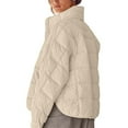 thumbnail image 5 of Breezora Womens Lightweight Packable Puffer Jacket with Zip Warm Winter Short Coat L Size Beige, 5 of 5