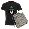 thumbnail image 6 of CafePress - Funny Penguin Cartoon Pajamas - Men's Dark Loose Fit Cotton Pajama Set, 6 of 7