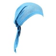 thumbnail image 1 of Turbante Elástico Perfecl Musulmán Mujer Imitación Pérdida de Cabello Azul, 1 of 5