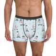thumbnail image 4 of Wukai Poodle Playing Skateboard Print Men’s Underwear Breathable Boxer Briefs,&nbsp;Moisture Wicking & Breathable-Large, 4 of 7