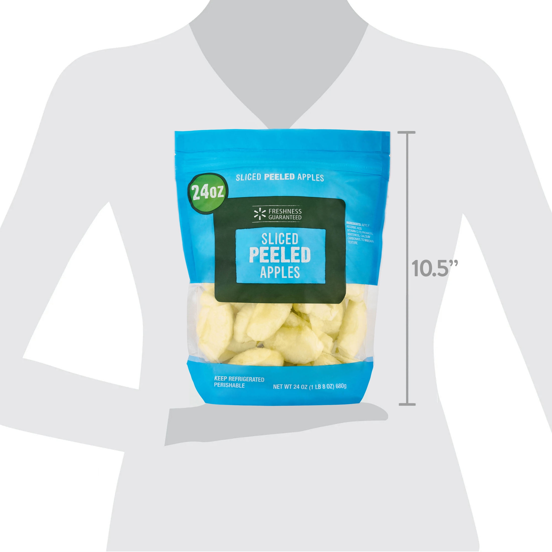 Freshness Guaranteed Fresh Cut Peeled Sweet Red Apple Slices, 24 oz Bag