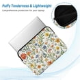thumbnail image 2 of FORMRS 13-13.3 inch Laptop Sleeve Case Soft Carrying Quilted Computer Bag Cover, Watercolor Wildflowers Pattern, 2 of 7