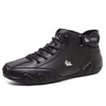 thumbnail image 1 of Men's Handmade Hook And Loop Fastener Casual Sneakers Non-Slip Breathable Boots, 1 of 5