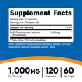 thumbnail image 6 of Nutricost NAD+ 120 Capsules (Nicotinamide Adenine Dinucleotide), 1,000mg per Serving - Gluten-Free, Vegan, 6 of 6