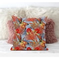 thumbnail image 4 of Plant Illusion Suede Zippered Pillow with Insert in Gold Black Purple 18 x 18, 4 of 6