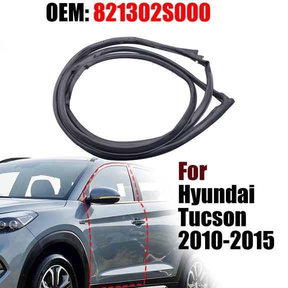 Front Left Door Weatherstrip Driver Side For 2010-2015 Hyundai Tucson 821302S000