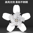 thumbnail image 2 of LED Garage Light With Fans Socket Fan Light Ceiling Fans With Lights And Remote E27 Screw Garage Ceiling Lights Powerful Airflow Quiet Ceiling Fan Light Bulb For Bedroom Living, 2 of 6