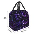 thumbnail image 3 of Easygdp Galaxy Lightning Bolsa Térmica Premium - Tela Oxford Impermeable, Gran Capacidad, Bolsillo Frontal, Unisex para Trabajo, Escuela, Actividades al Aire Libre y Picnics, 3 of 8